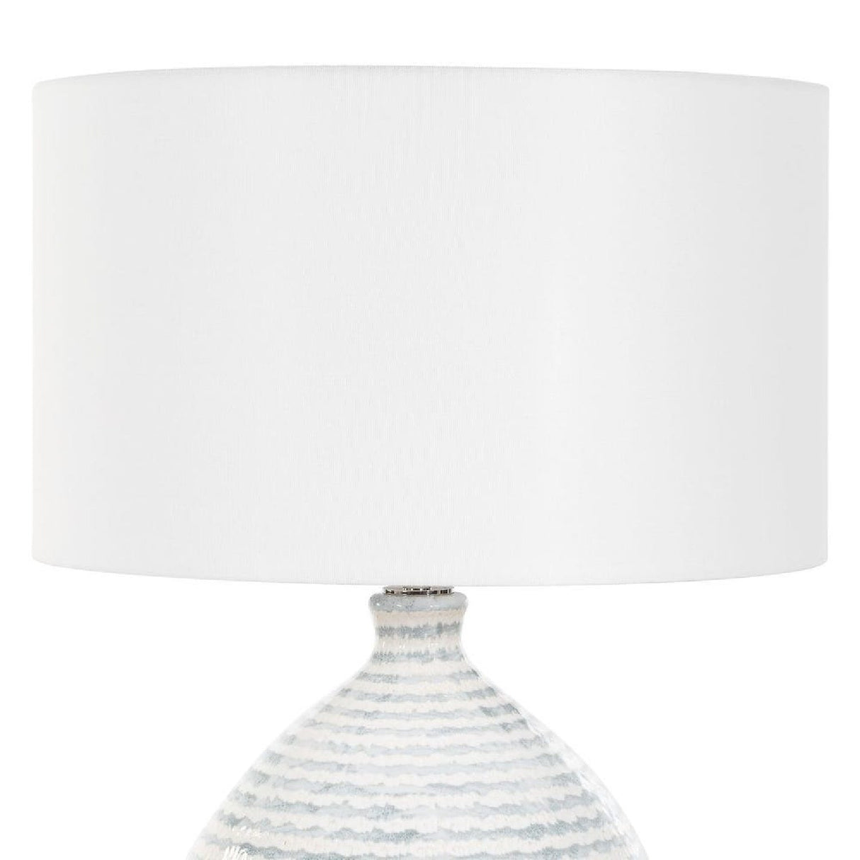 Striped Ceramic Table Lamp by Uttermost Clary, alternate view 4