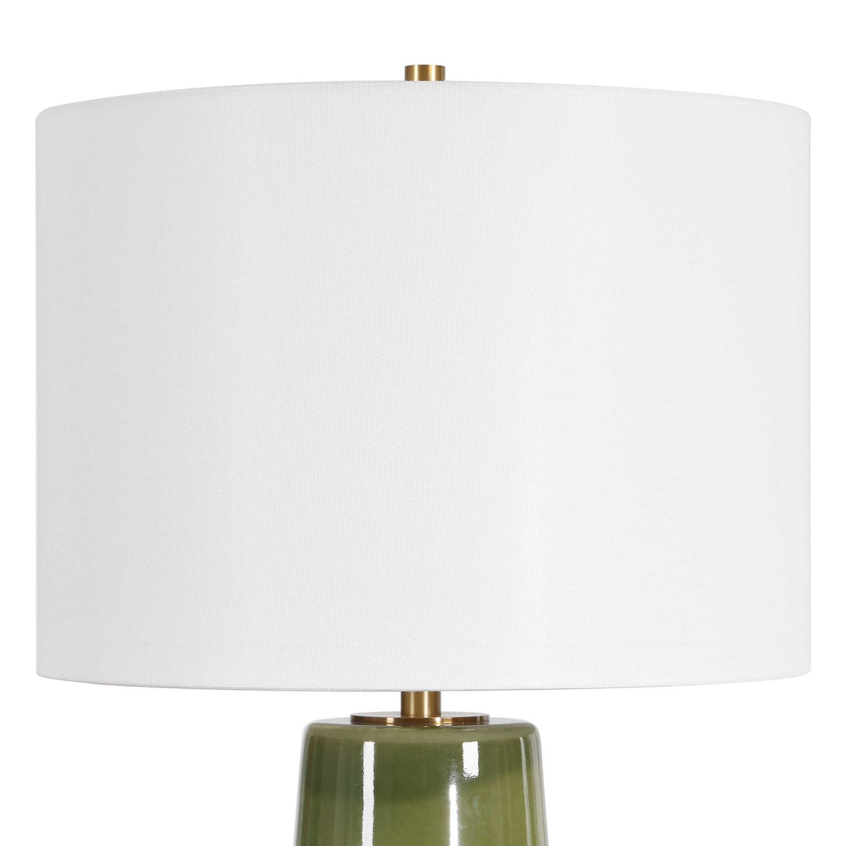 Modern European furniture - Hourglass Green Ceramic Table Lamp by Uttermost Meyer - www.oroa.com