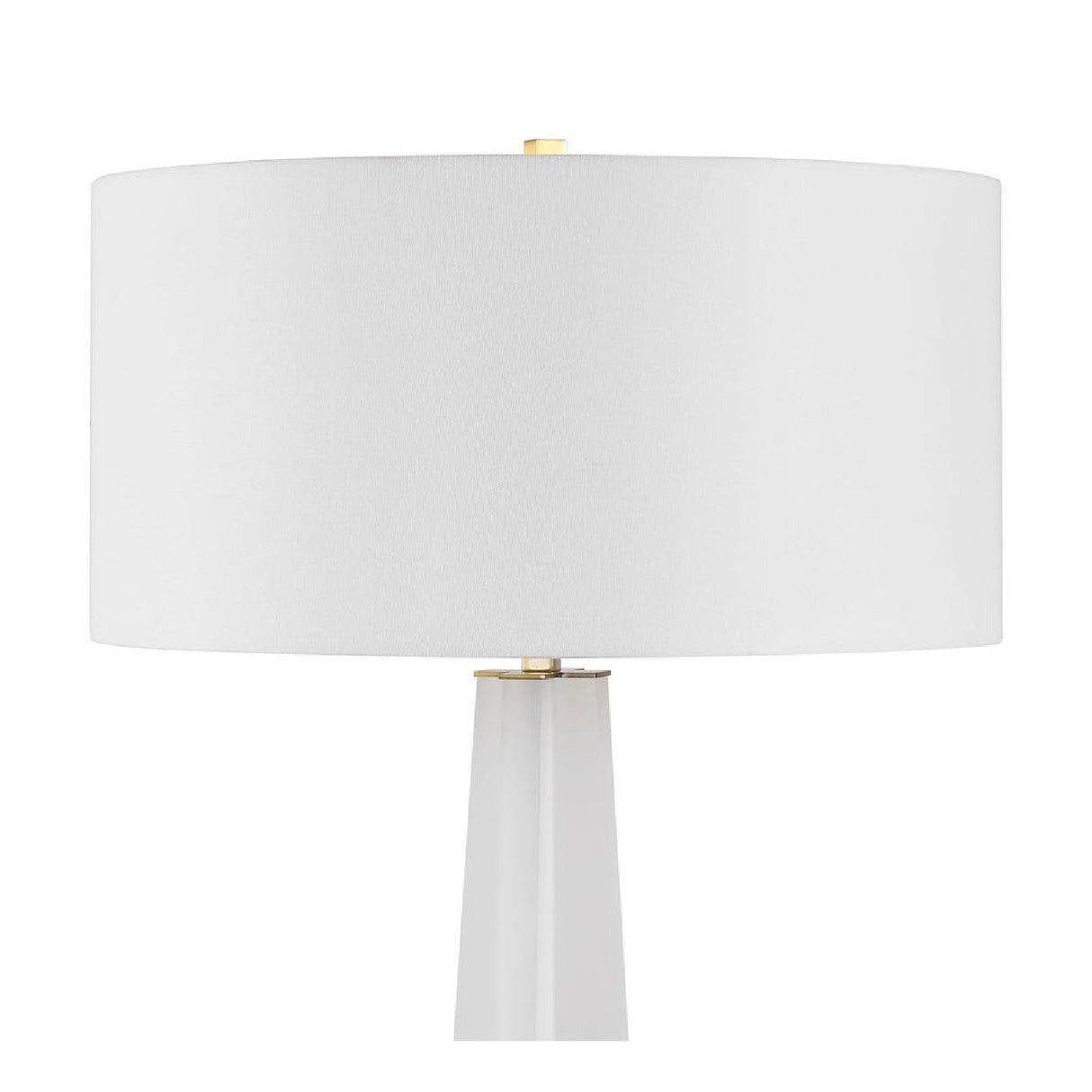 Frosted White Floor Lamp | Uttermost Rosin - www.oroa.com