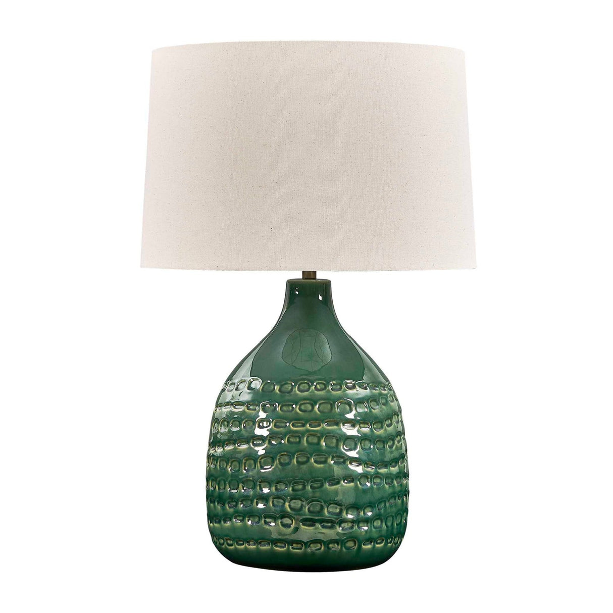 Dimpled Green Ceramic Table Lamp by Uttermost Breya, alternate view 3