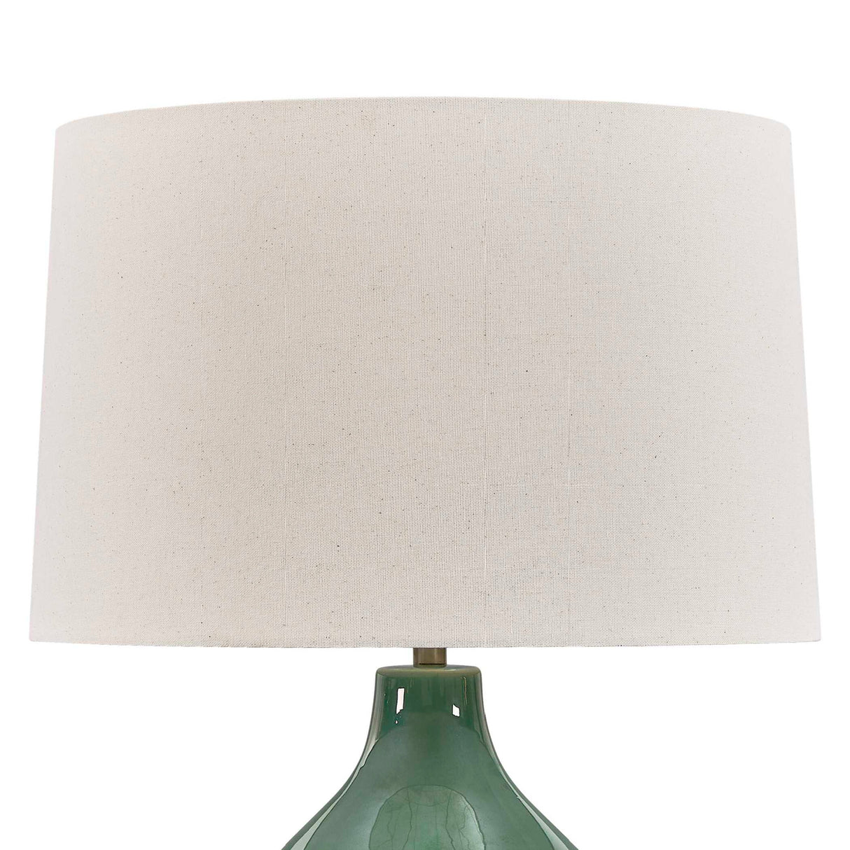 Modern European furniture - Dimpled Green Ceramic Table Lamp - www.oroa.com