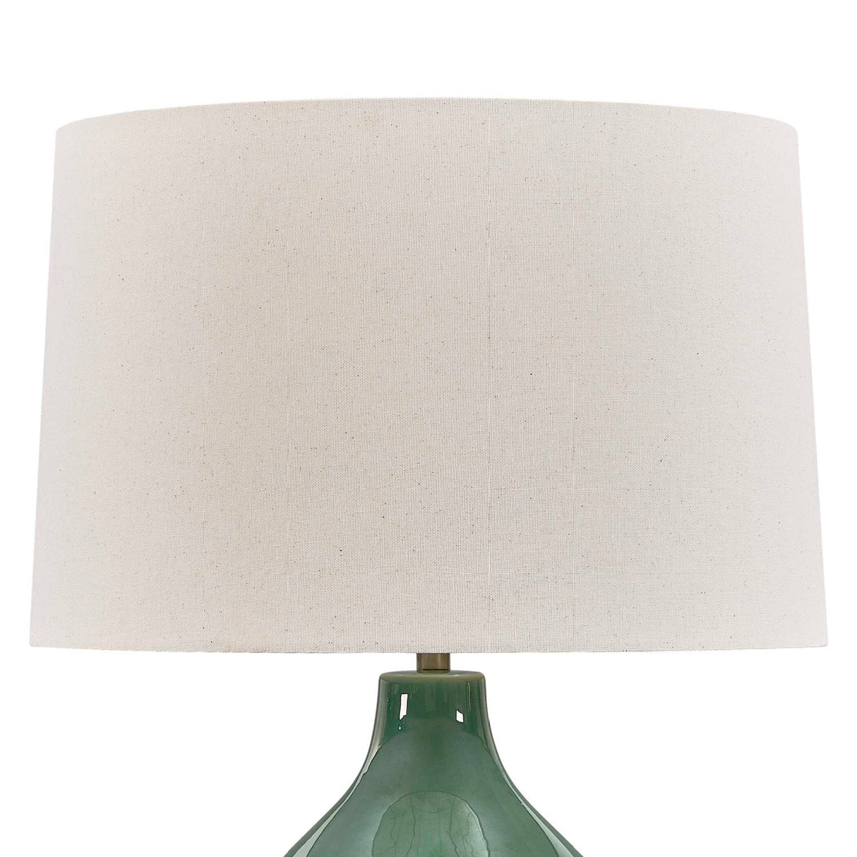 Dimpled Green Ceramic Table Lamp by Uttermost Breya, alternate view 4