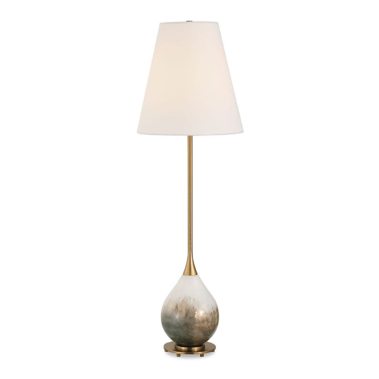 Smoked Bronze Glass Buffet Lamp | Oroa.com