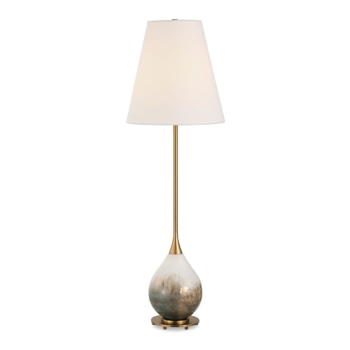 Smoked Bronze Glass Buffet Lamp by Uttermost Cardoni