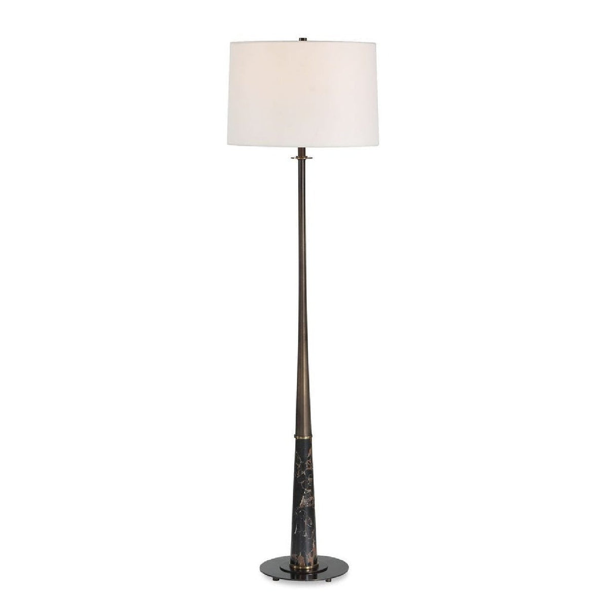 Black Marble Base Floor Lamp by Uttermost Tallarico