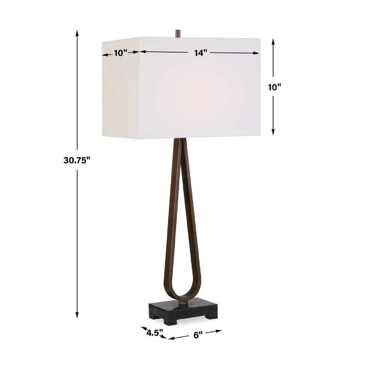 Bronze Minimalist Table Lamp | Oroa.com