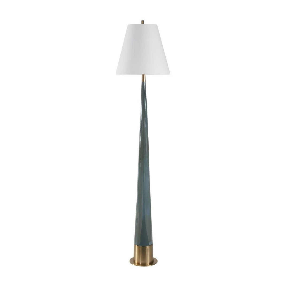 Blue Tapered Ceramic Floor Lamp | Uttermost Riccardi