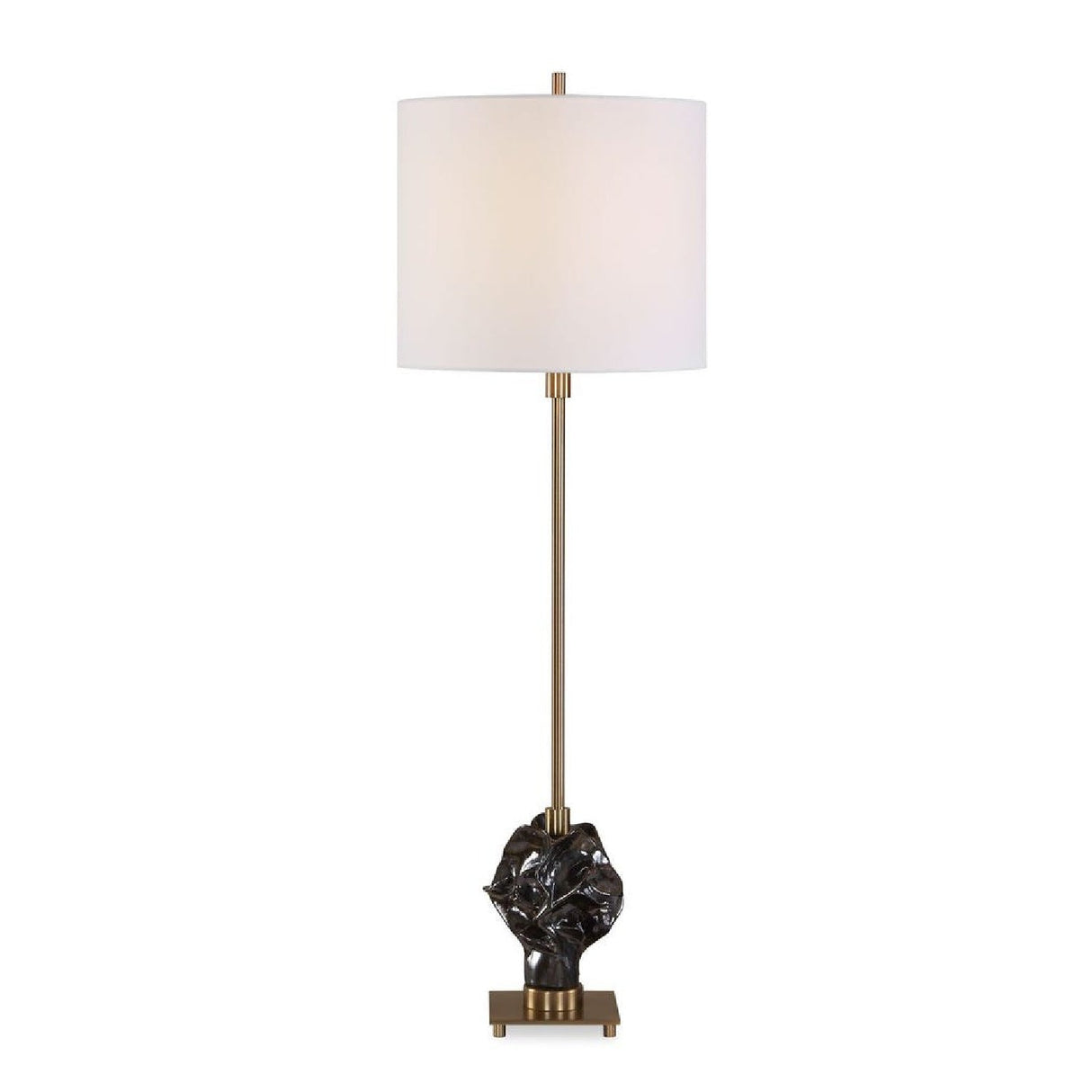 Black Organic-Shaped Buffet Lamp by Uttermost Flori