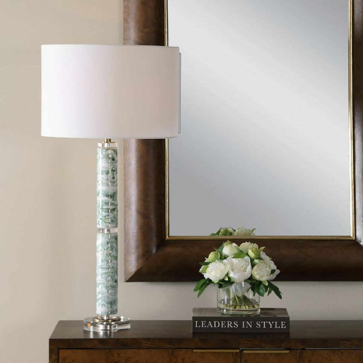 Ceramic Column Table Lamp by Uttermost Jameis, alternate view 2