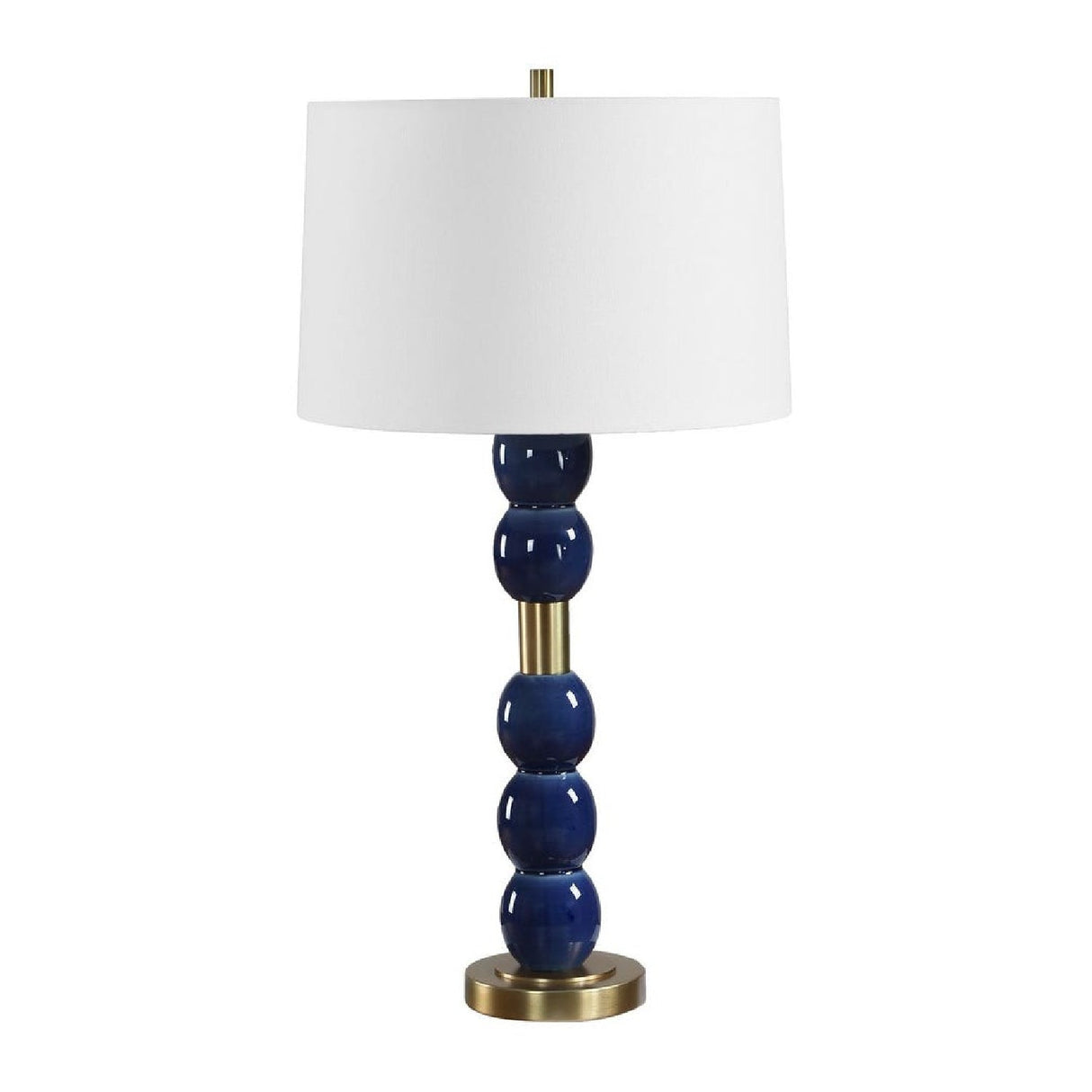 Stacked Blue Orbs Table Lamp by Uttermost Bellore