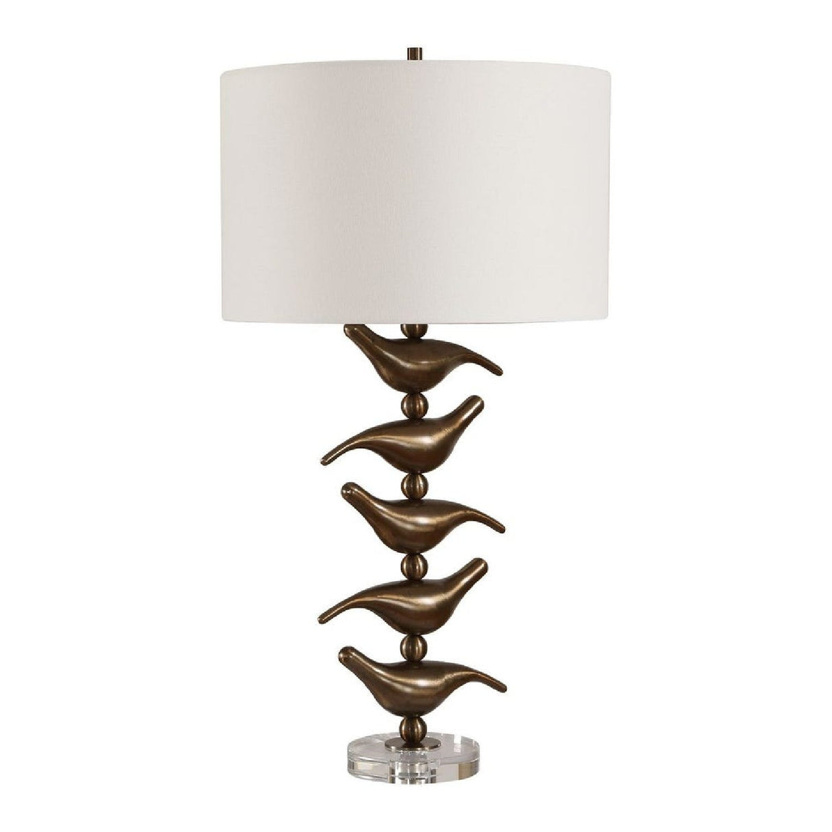 Stacked Bronze Songbirds Table Lamp by Uttermost Sing Song, alternate view 5