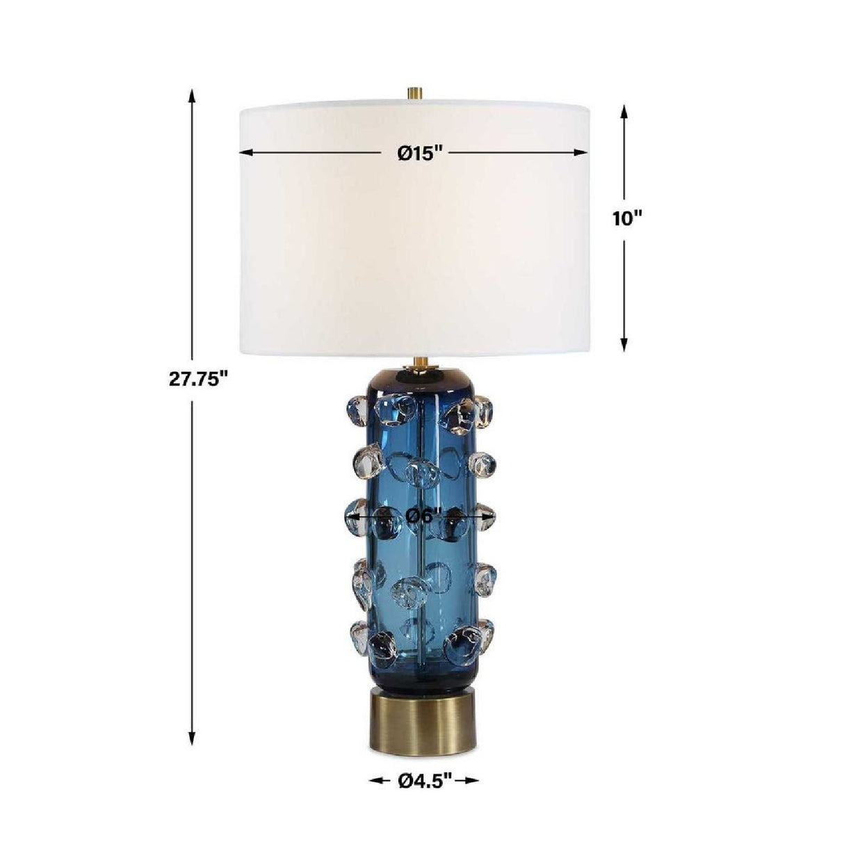 Glass Table Lamp | Uttermost Aura - www.oroa.com