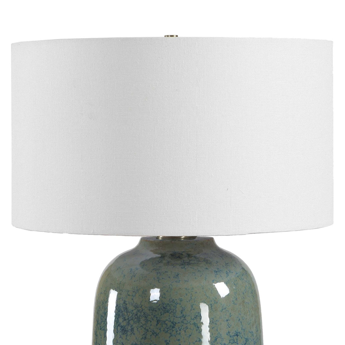 Modern European furniture - Blue Mottled Ceramic Table Lamp - www.oroa.com
