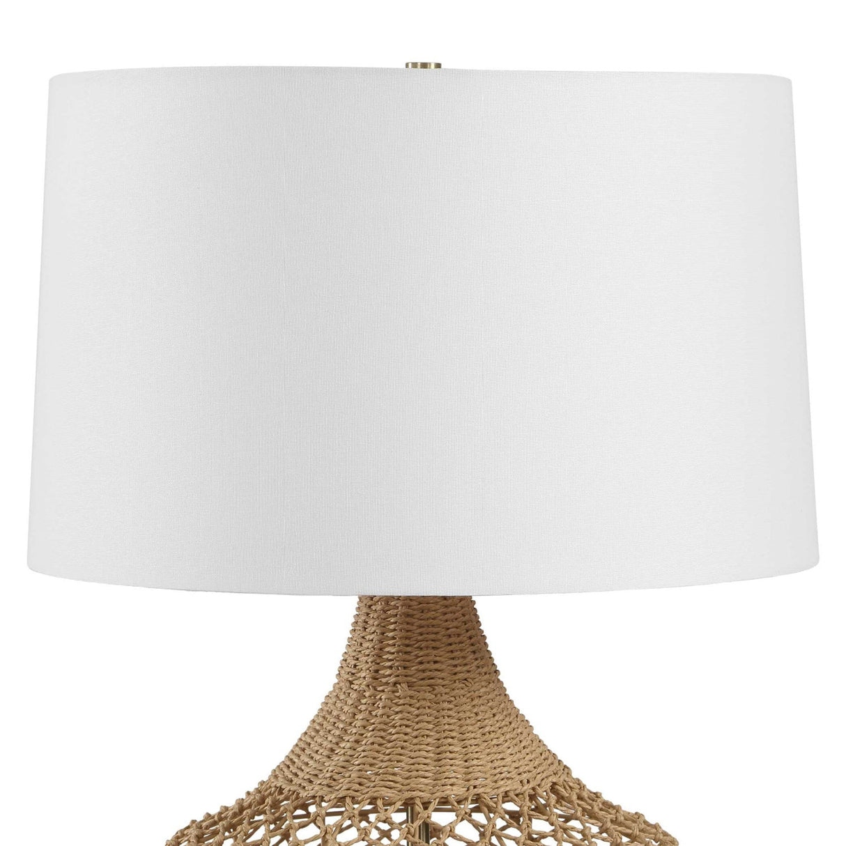 Modern European furniture - Woven Rattan Base Table Lamp - www.oroa.com
