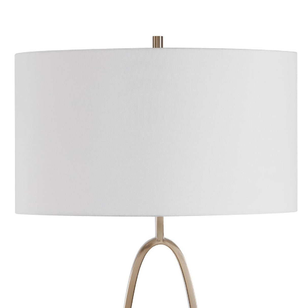 Oval Antique Brass Floor Lamp | Uttermost Tordin