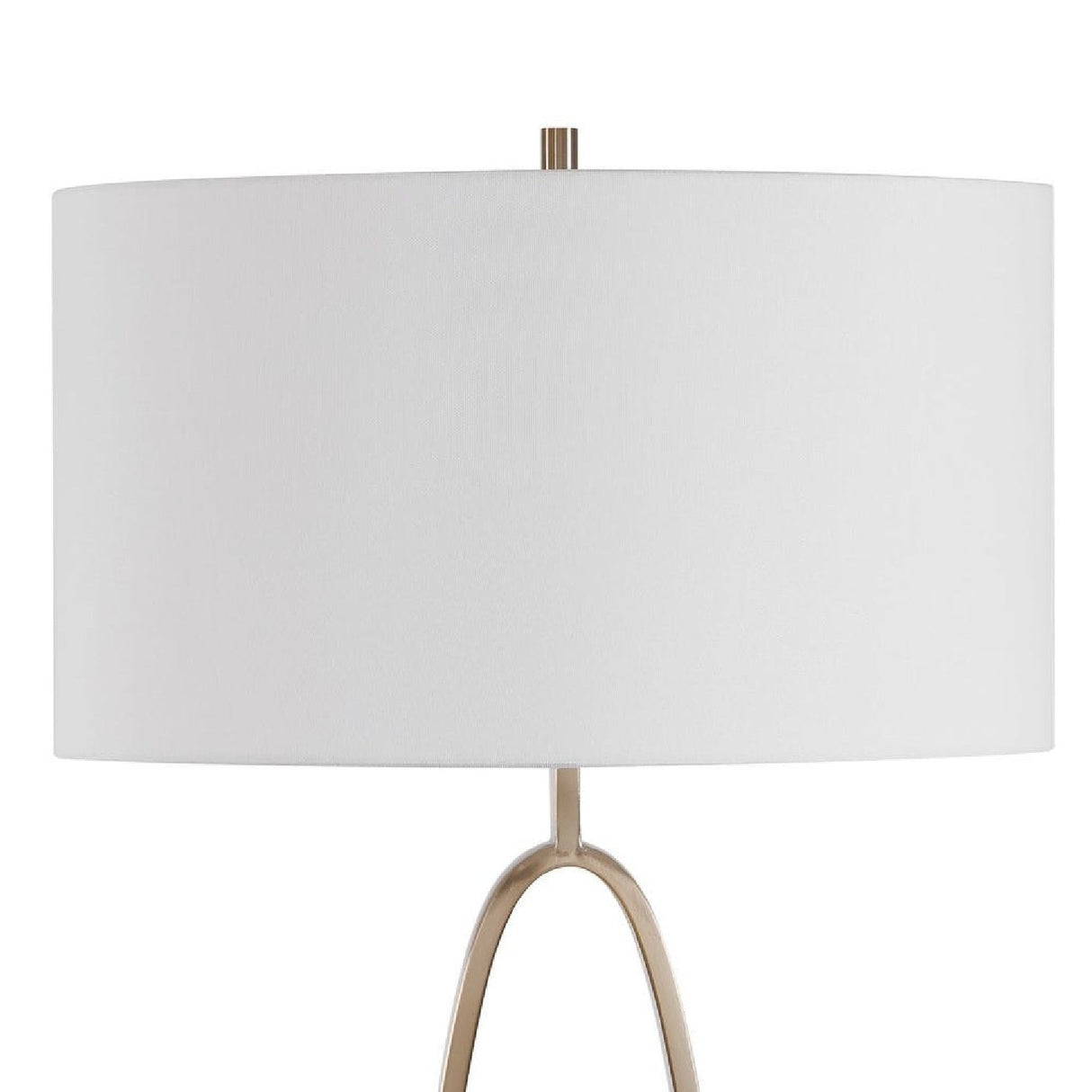 Oval Antique Brass Floor Lamp by Uttermost Tordin, alternate view 6