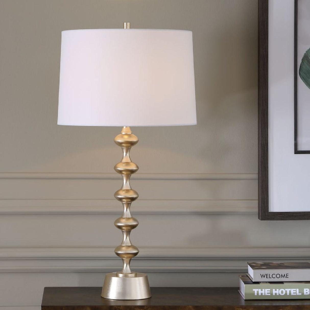 Tiered Antique Brass Table Lamp | Oroa.com