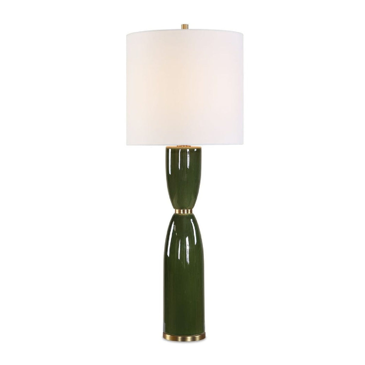 Green Hourglass Table Lamp by Uttermost Nacua