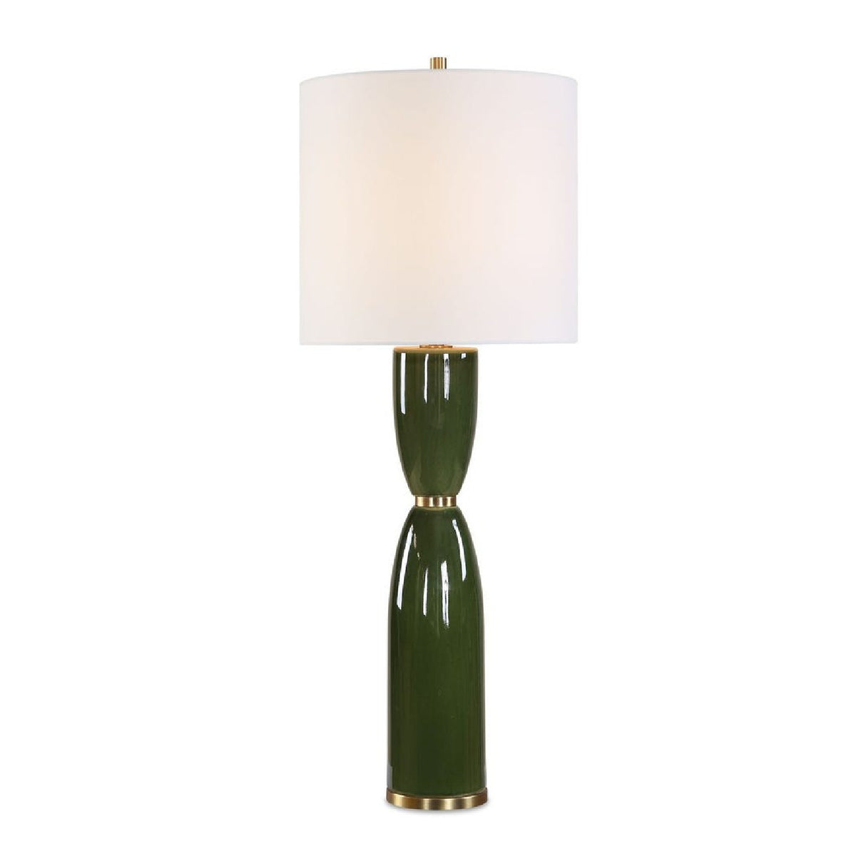 Green Hourglass Table Lamp | Uttermost Nacua