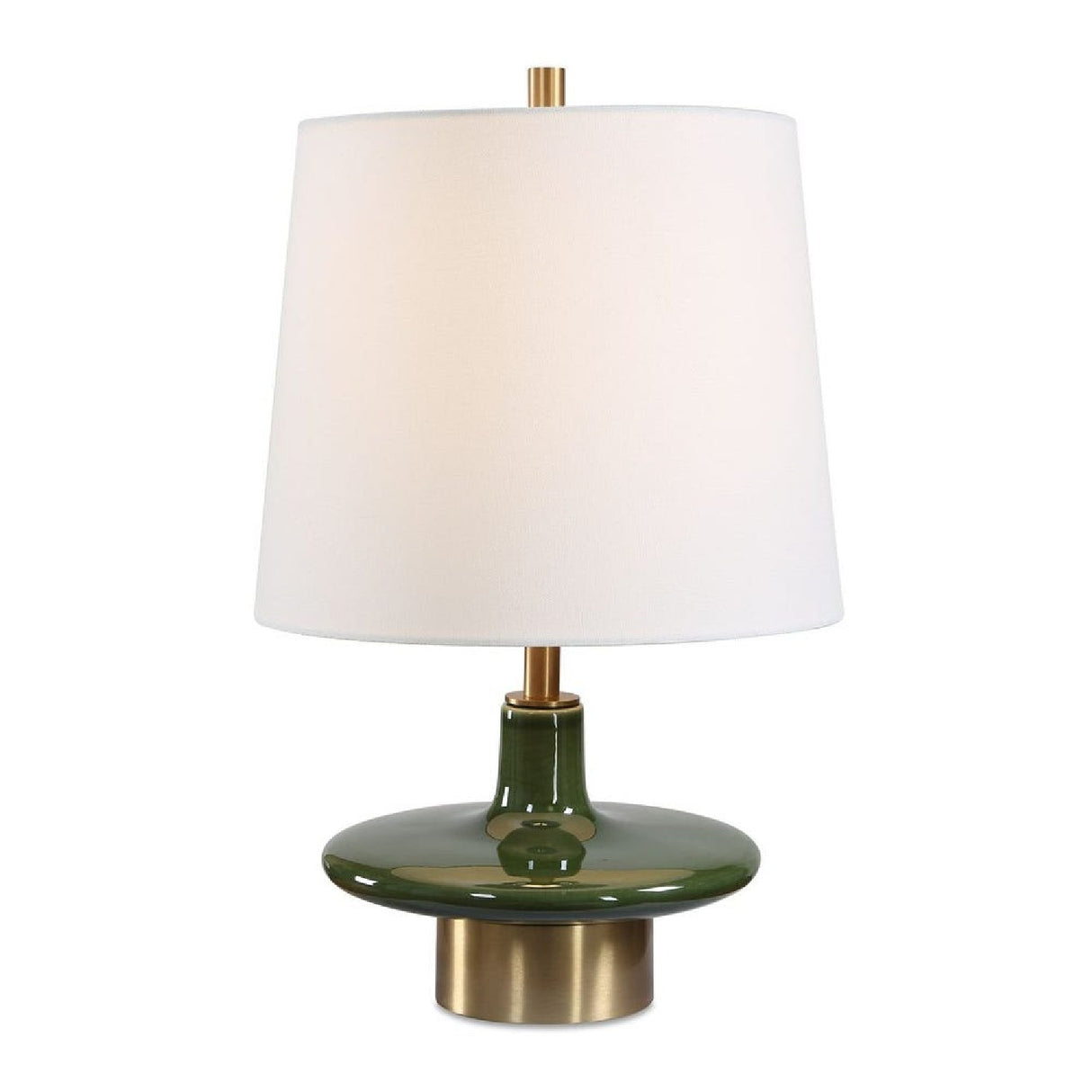 Green Ceramic Table Lamp by Uttermost Sieler
