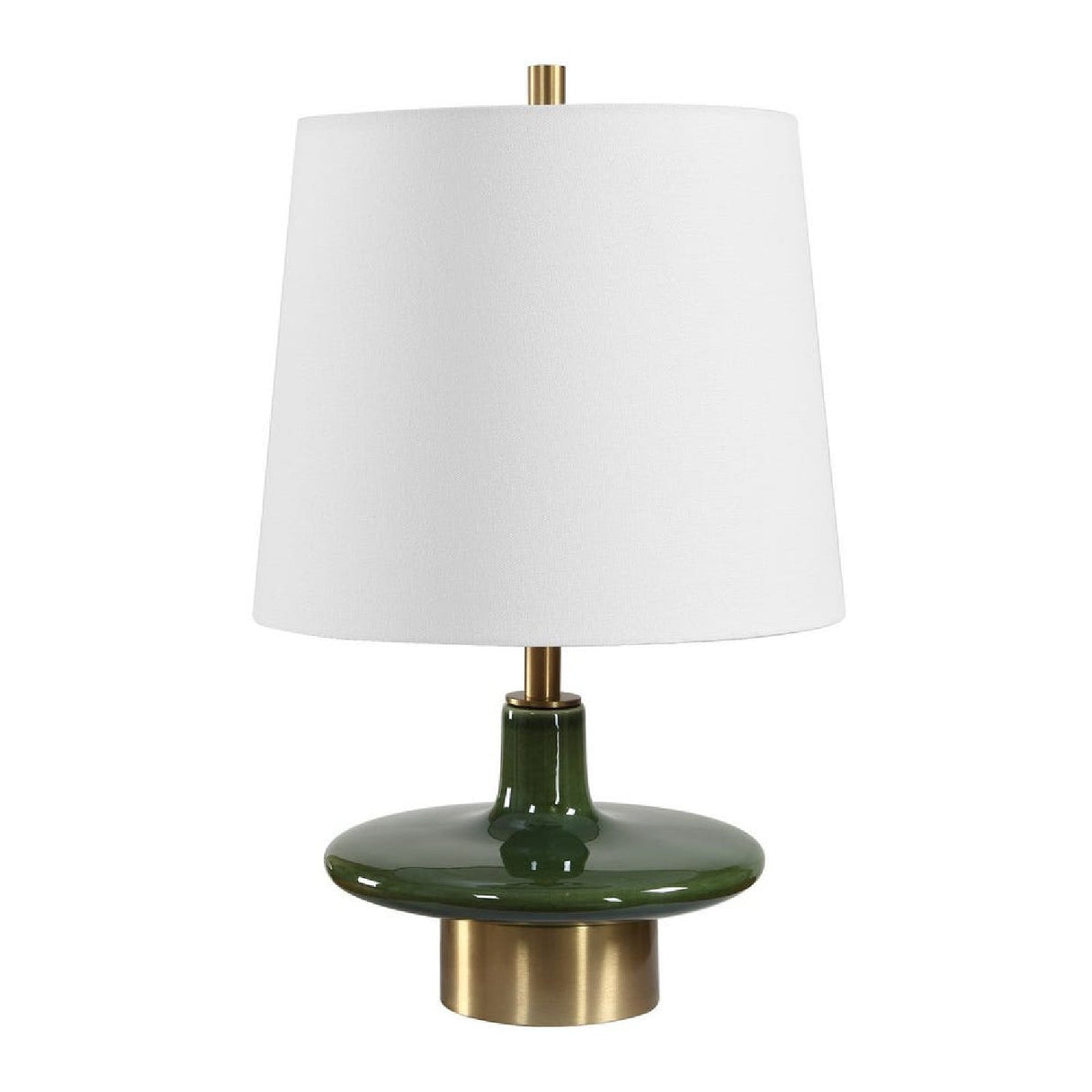 Green Ceramic Table Lamp by Uttermost Sieler, alternate view 3