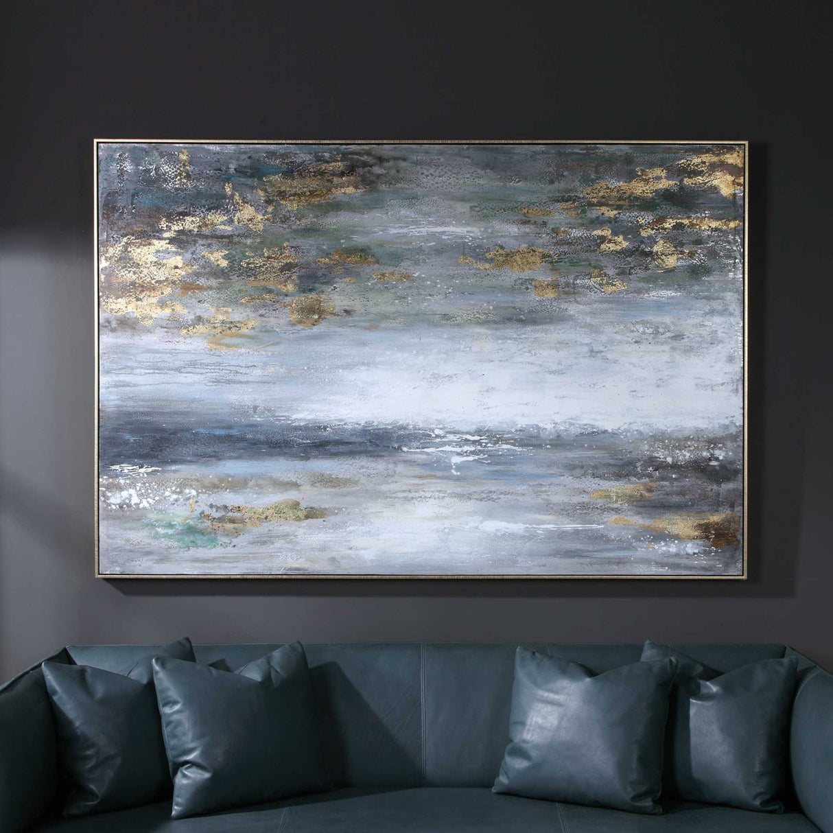 Modern European furniture - Handpainted Abstract Landscape Artwork - www.oroa.com