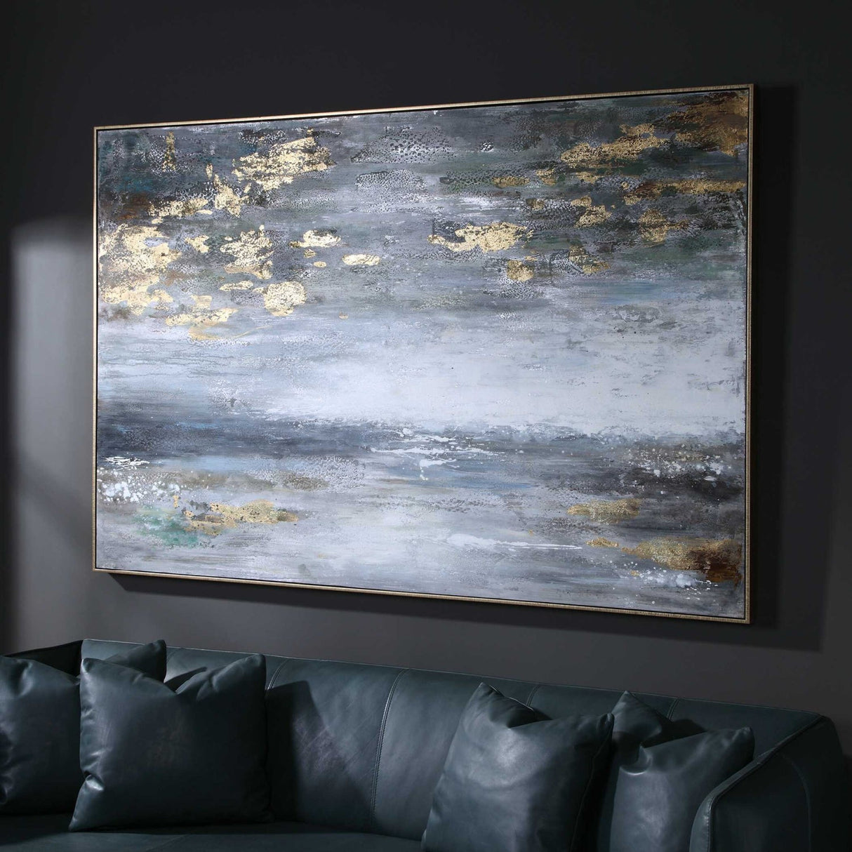 Modern European furniture - Handpainted Abstract Landscape Artwork - www.oroa.com