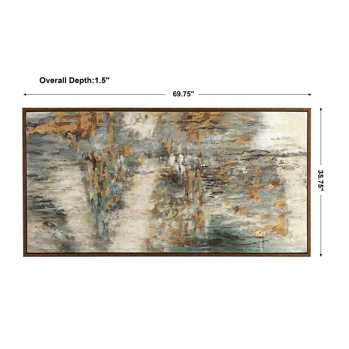 Modern European furniture - Textured Abstract Hand-painted Artwork - www.oroa.com