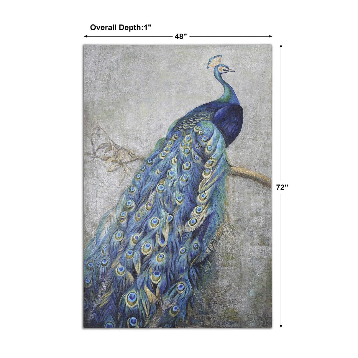 Modern European furniture - Blue Peacock Artwork - www.oroa.com