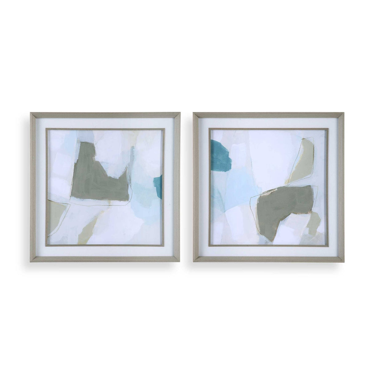 Modern European furniture - Modern Abstract Artwork Set (2) - www.oroa.com