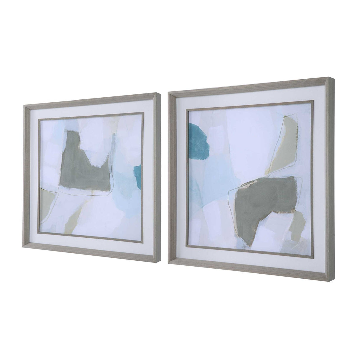 Modern European furniture - Modern Abstract Artwork Set (2) - www.oroa.com