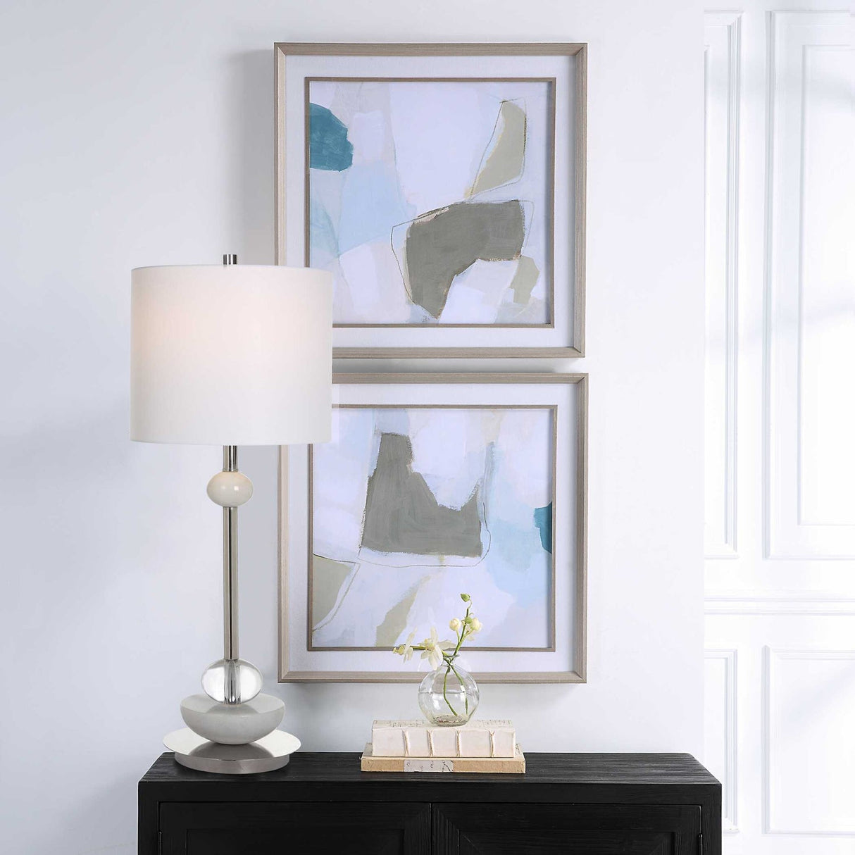 Modern European furniture - Modern Abstract Artwork Set (2) - www.oroa.com