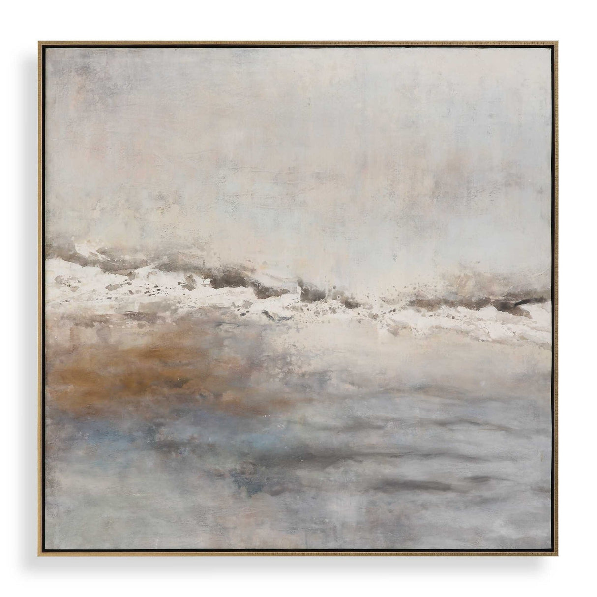Modern European furniture - Gold Framed Abstract Artwork - www.oroa.com