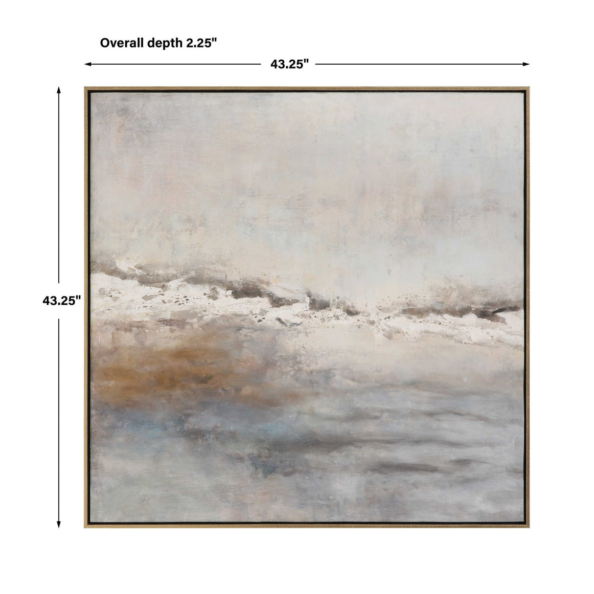 Modern European furniture - Gold Framed Abstract Artwork - www.oroa.com