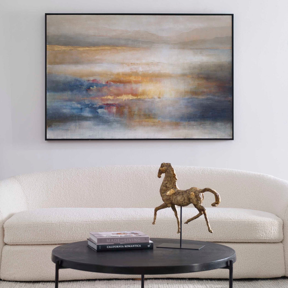 Modern European furniture - Abstract Sunset Artwork - www.oroa.com