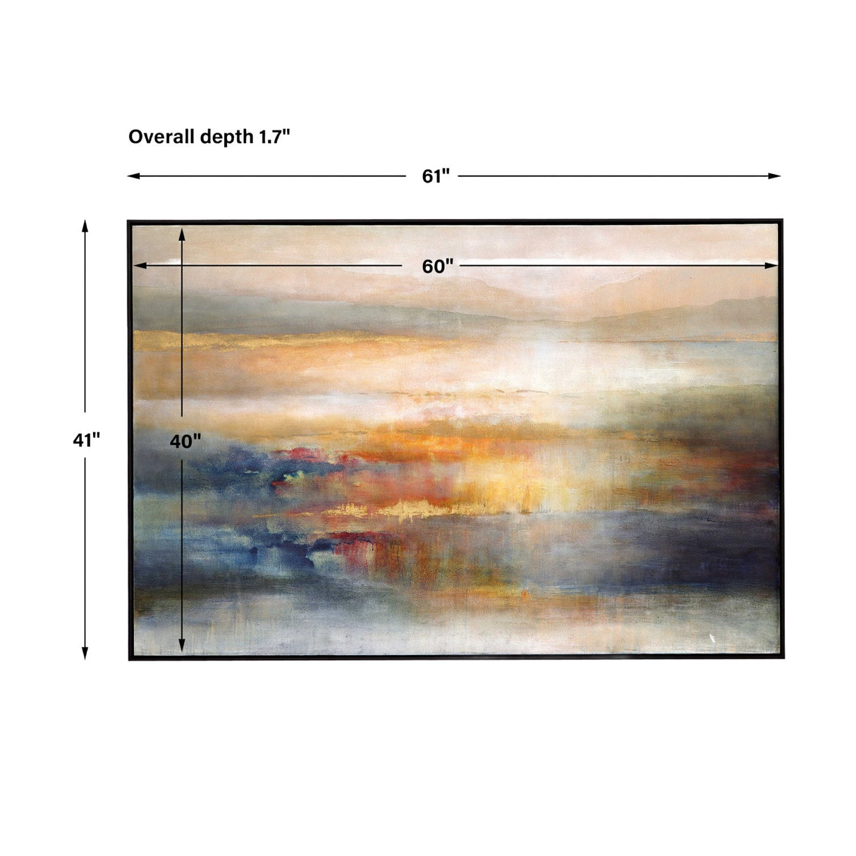 Modern European furniture - Abstract Sunset Artwork - www.oroa.com