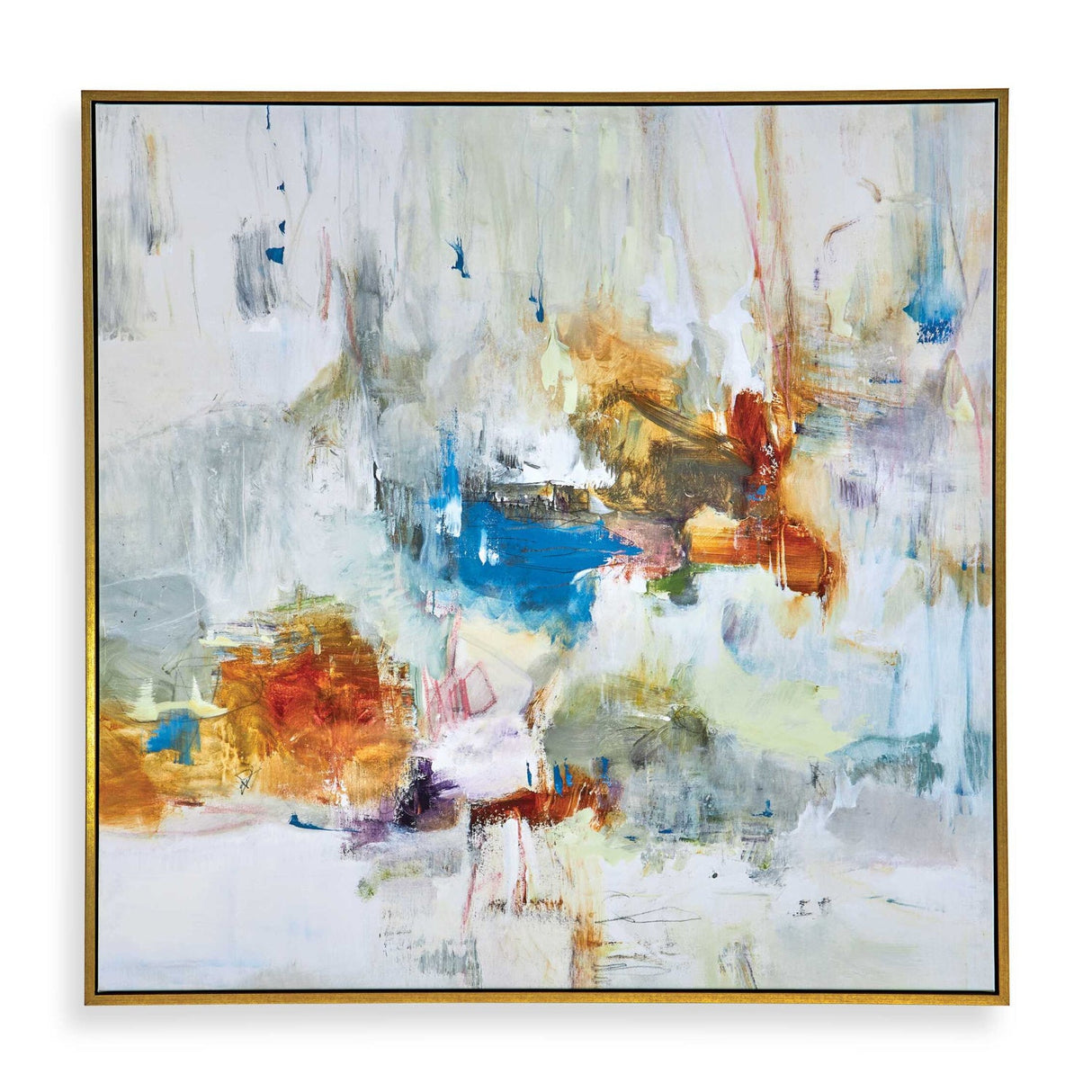 Modern European furniture - Modern Brushstrokes Art Print - www.oroa.com
