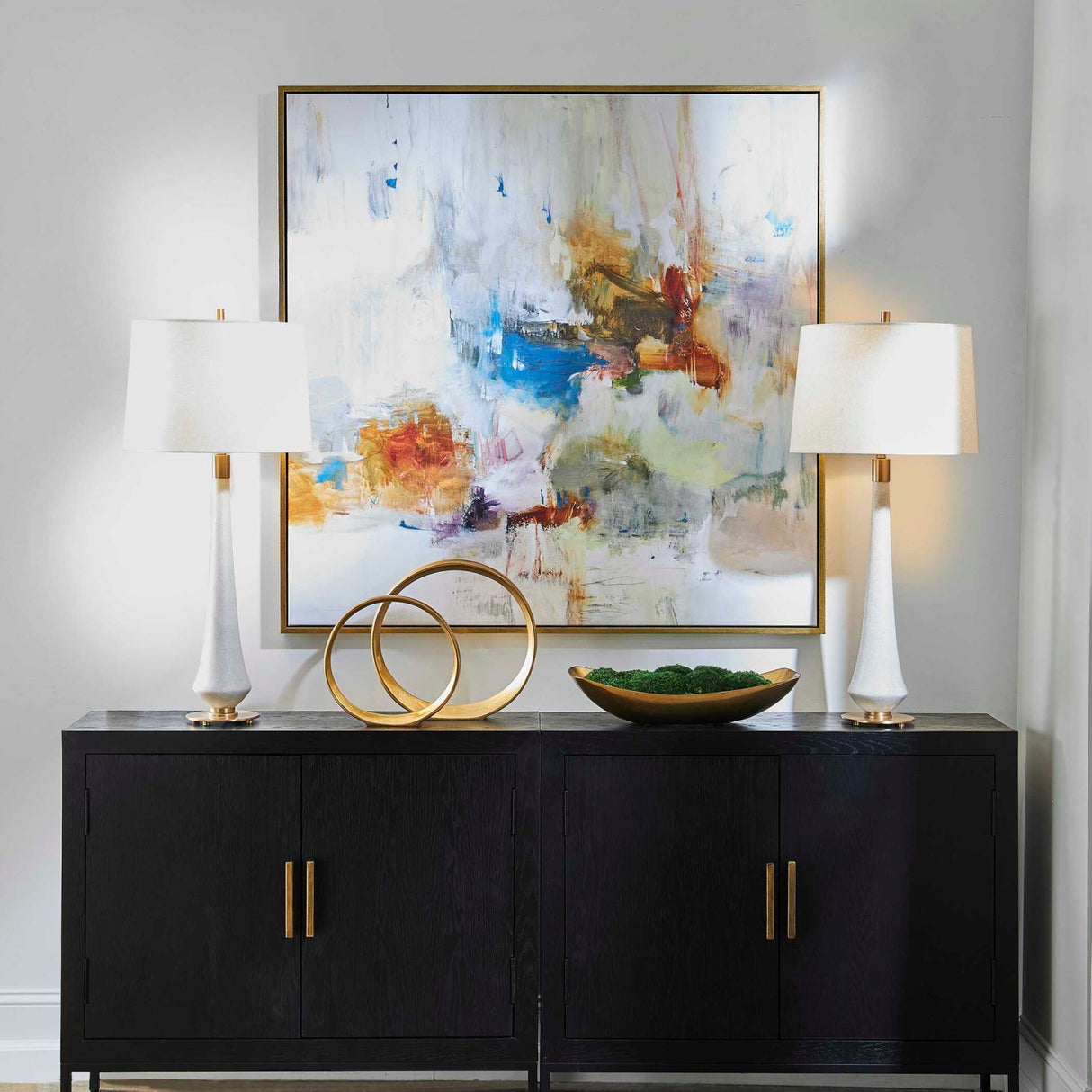 Modern European furniture - Modern Brushstrokes Art Print - www.oroa.com