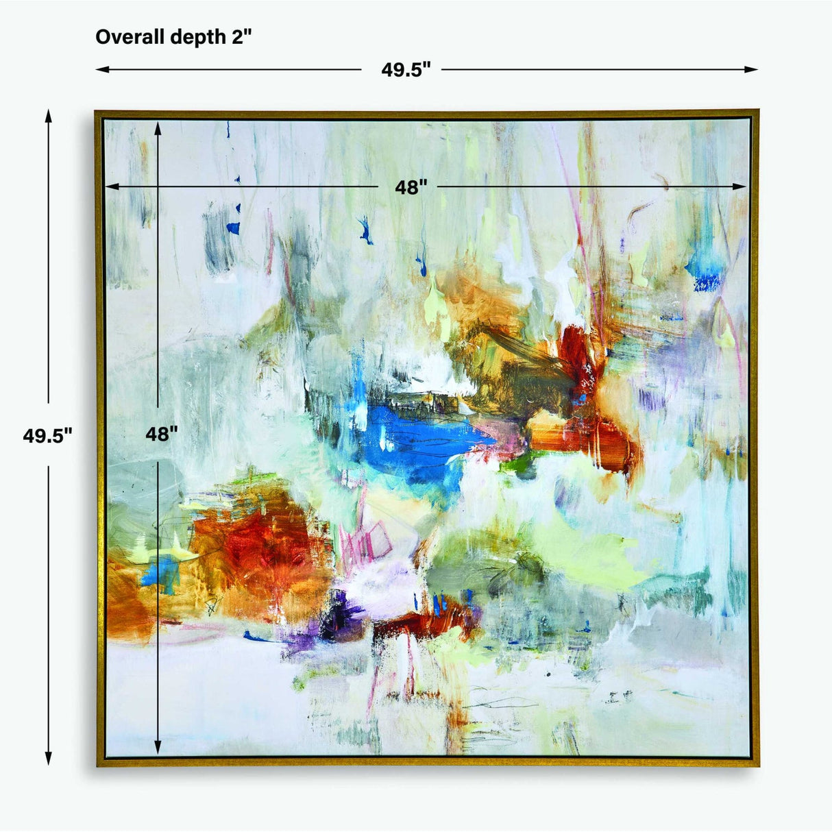 Modern European furniture - Modern Brushstrokes Art Print - www.oroa.com