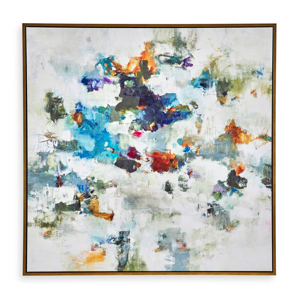 Modern European furniture - Abstract Multicolored Art Print - www.oroa.com