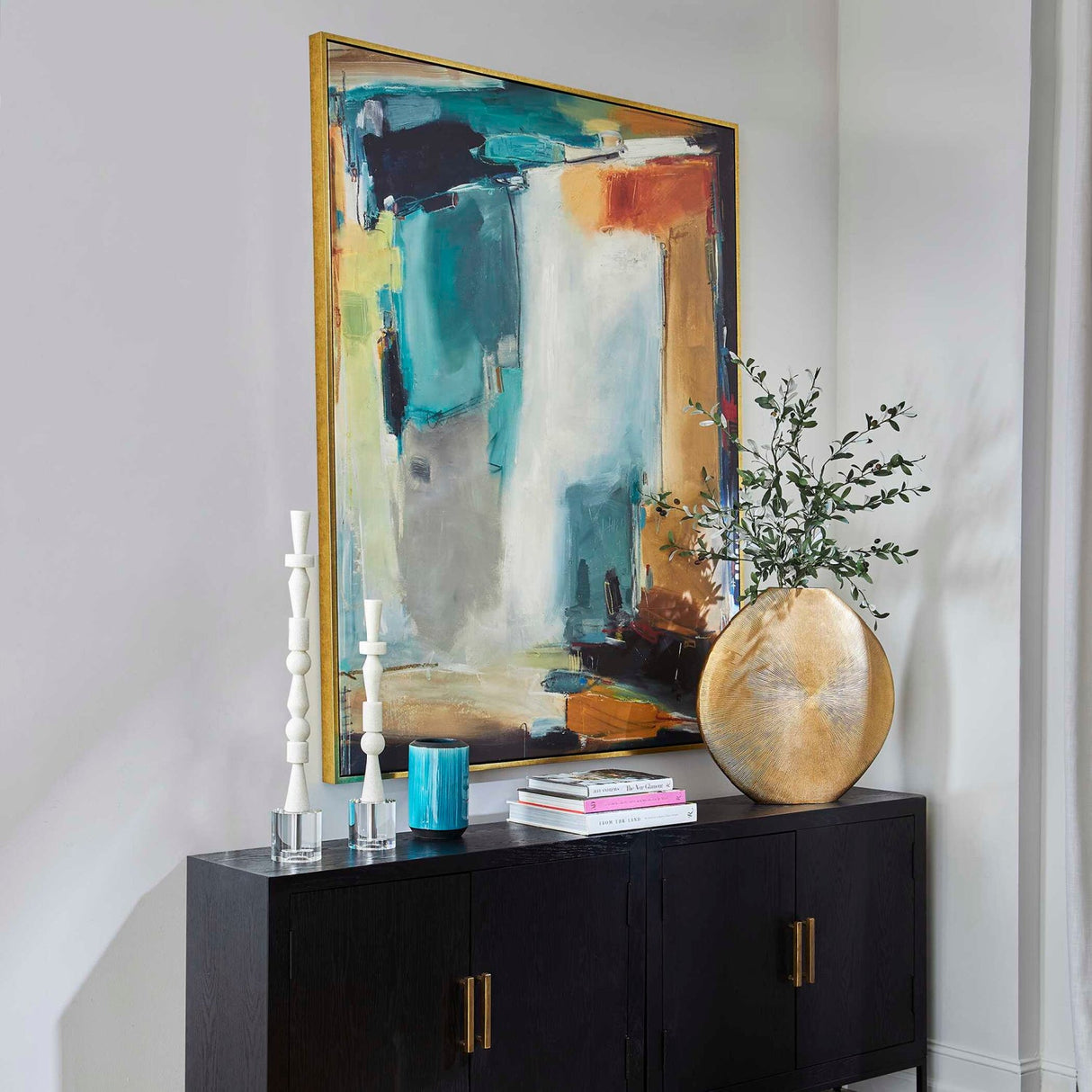 Modern European furniture - Modern Abstract Art Print - www.oroa.com