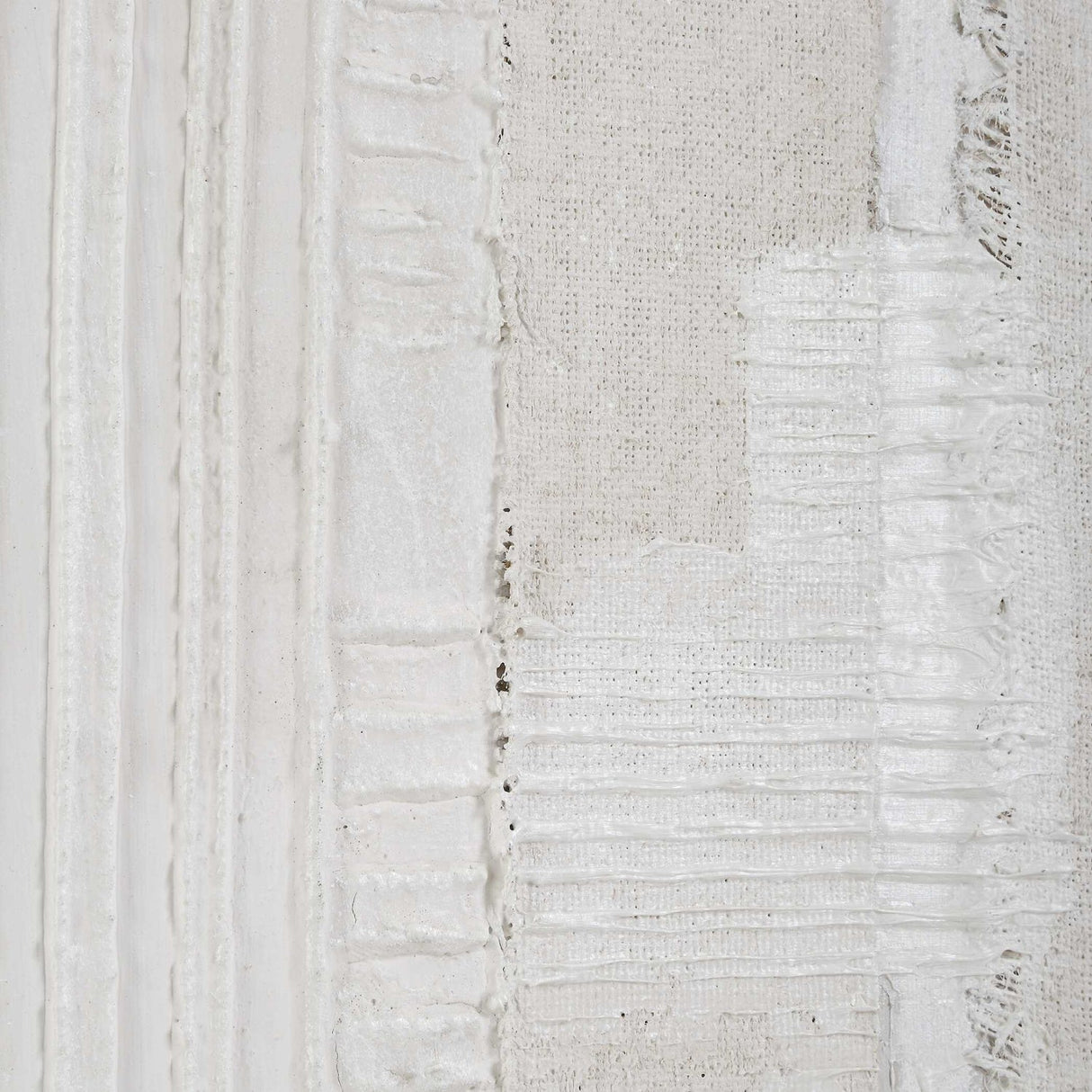 Modern European furniture - Cream Textured Minimalist Artwork - www.oroa.com