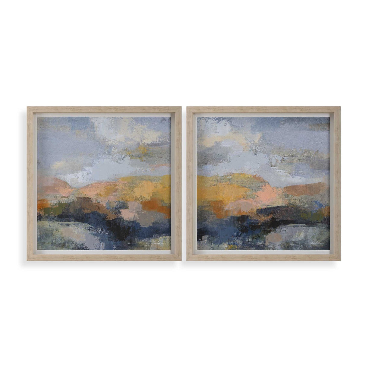 Abstract Sunset Art Prints (2) – Dusk – front view