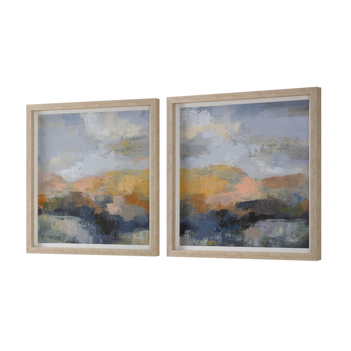 Abstract Sunset Art Prints (2) – Dusk – side view