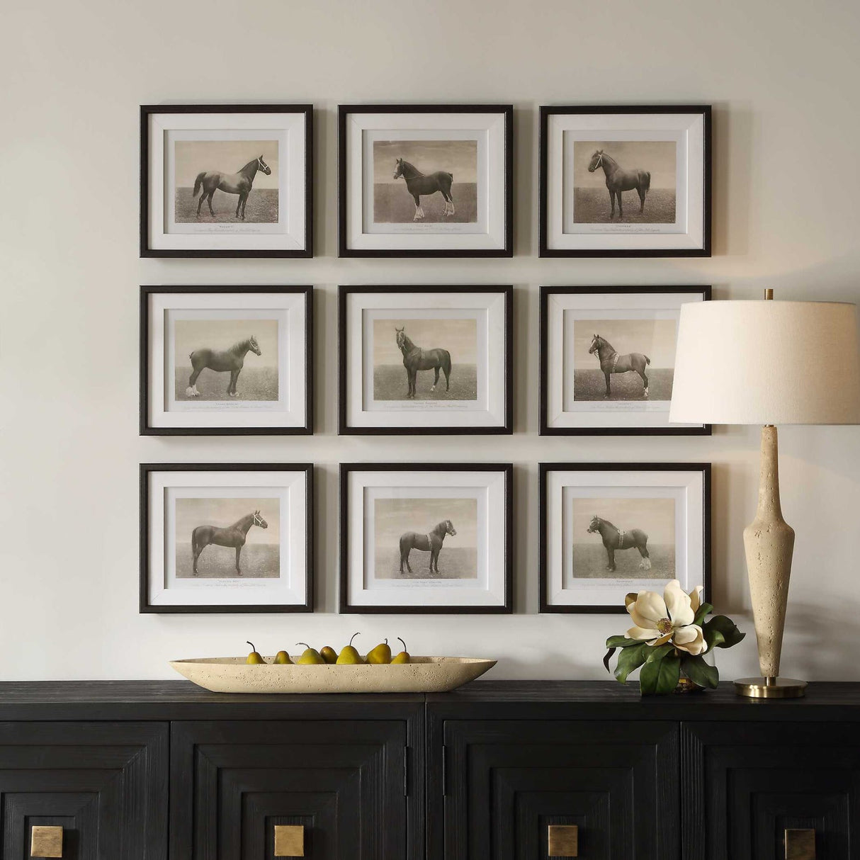 Horse Sketch Art Prints (9) – Equine Dynasty – angled view