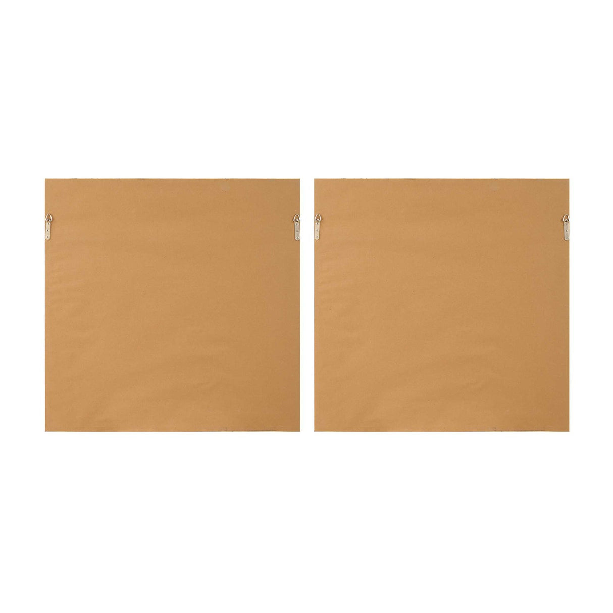 Brown Shades Abstract Art Prints (2) – Cinnamon Shore – rear view
