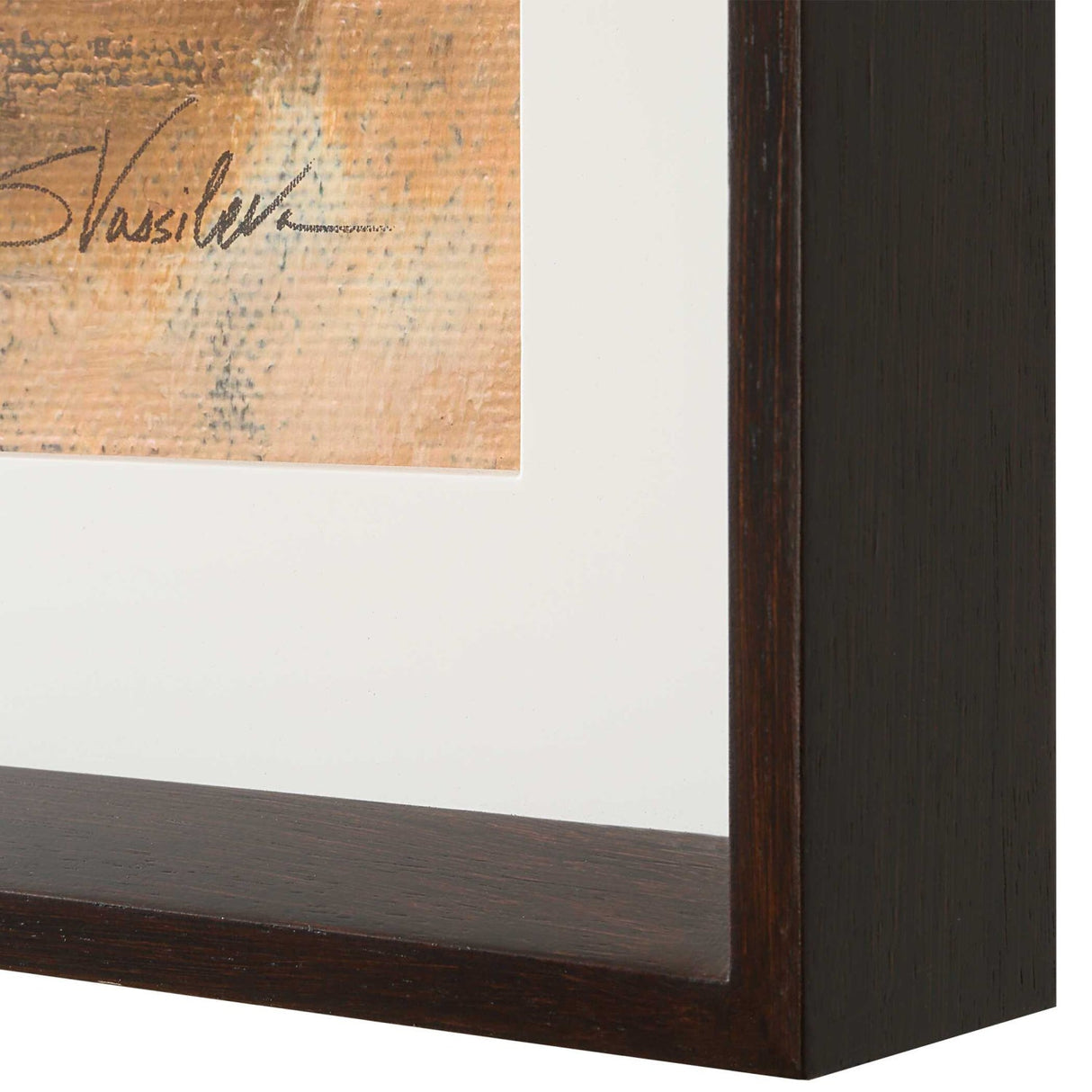 Brown Shades Abstract Art Prints (2) – Cinnamon Shore – alternate view 6