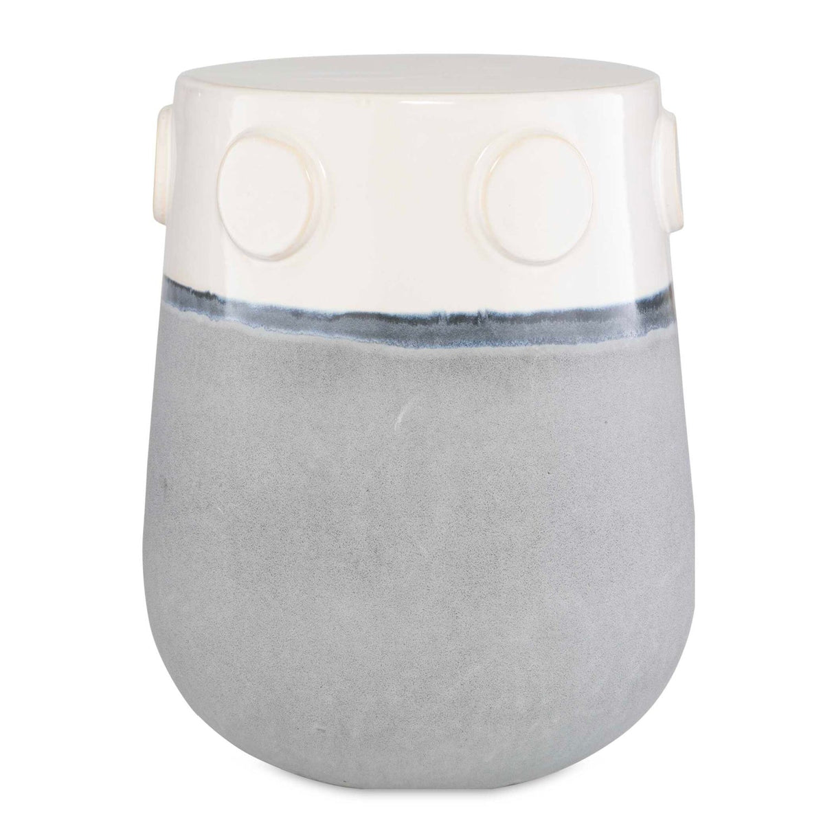 Two-Toned Ceramic Garden Stool by Uttermost Mulvane
