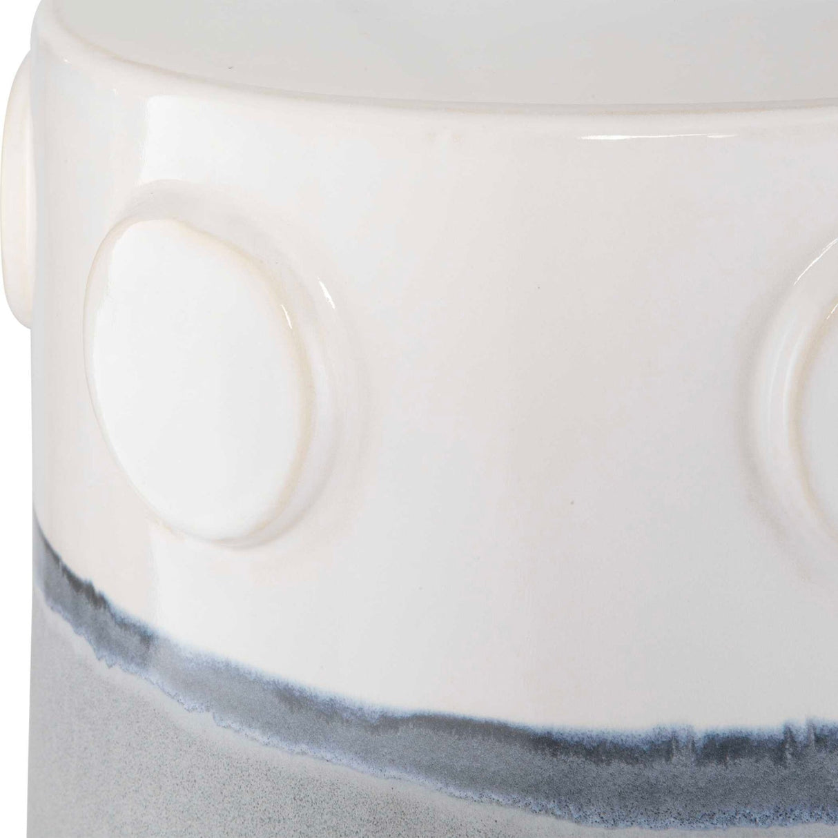 Two-Toned Ceramic Garden Stool by Uttermost Mulvane, alternate view 4