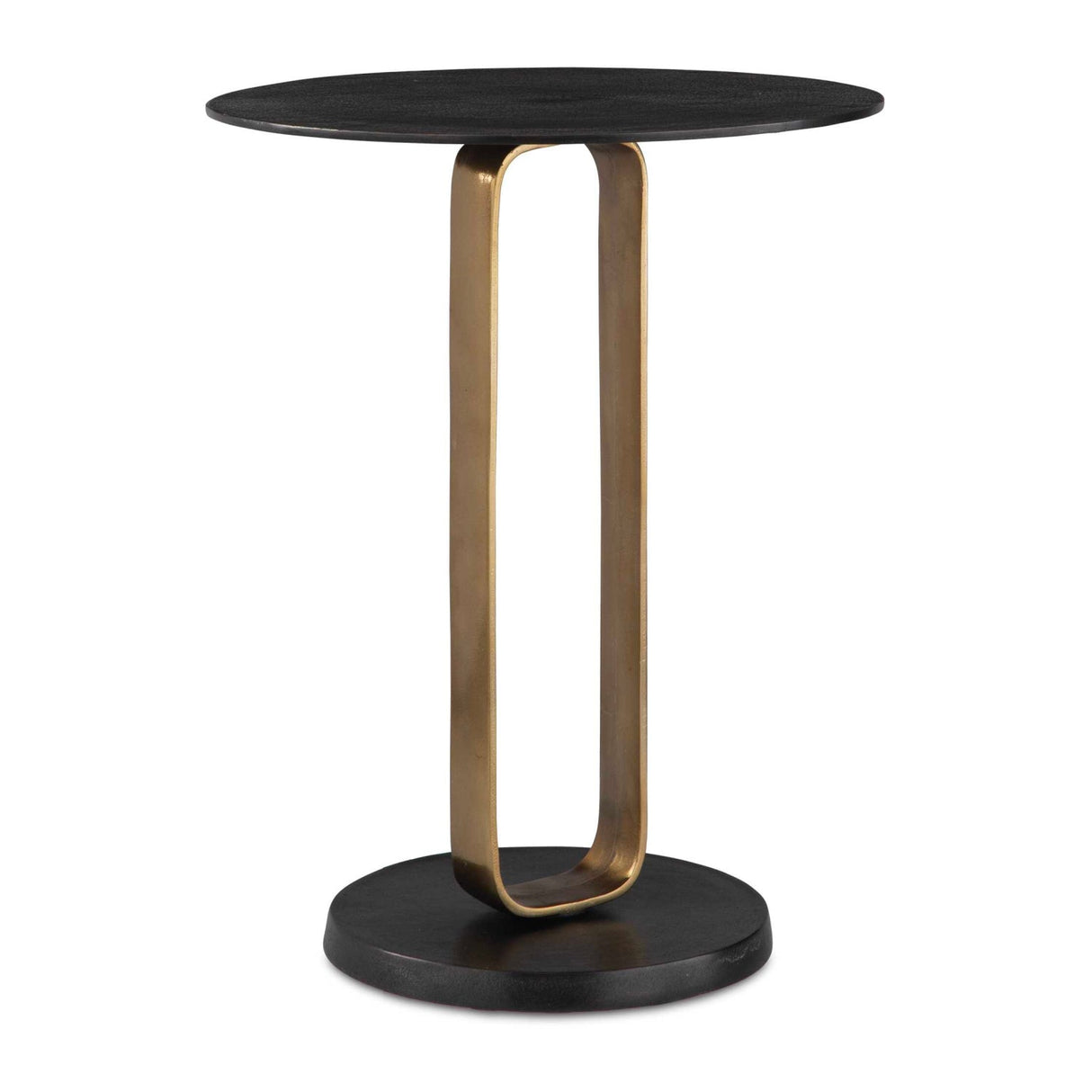 Black Cast Aluminum Accent Table by Uttermost Aperture